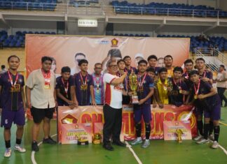 Wagub Nyanyang Haris: Garuda Yaksa Cup 2026 Jadi Ajang Mencetak Atlet Futsal Masa Depan Kepri