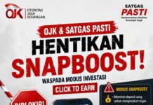 Satgas PASTI Blokir Snapboost, Masyarakat Diminta Waspada Penipuan Digital Berkedok Investasi