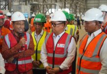 First Steel Cutting FPSO Bahtera Haluan Lestari di Karimun, Kepri Kian Kokoh sebagai Pusat Industri Energi Dunia