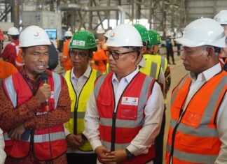 First Steel Cutting FPSO Bahtera Haluan Lestari di Karimun, Kepri Kian Kokoh sebagai Pusat Industri Energi Dunia