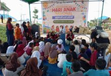 Keceriaan Anak Rempang Warnai Hari Anak Bersama MEG