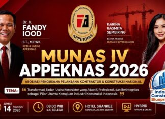APPEKNAS Satukan Kontraktor Nasional Lewat MUNAS IV 2026, Perkuat Kolaborasi dan Digitalisasi Konstruksi